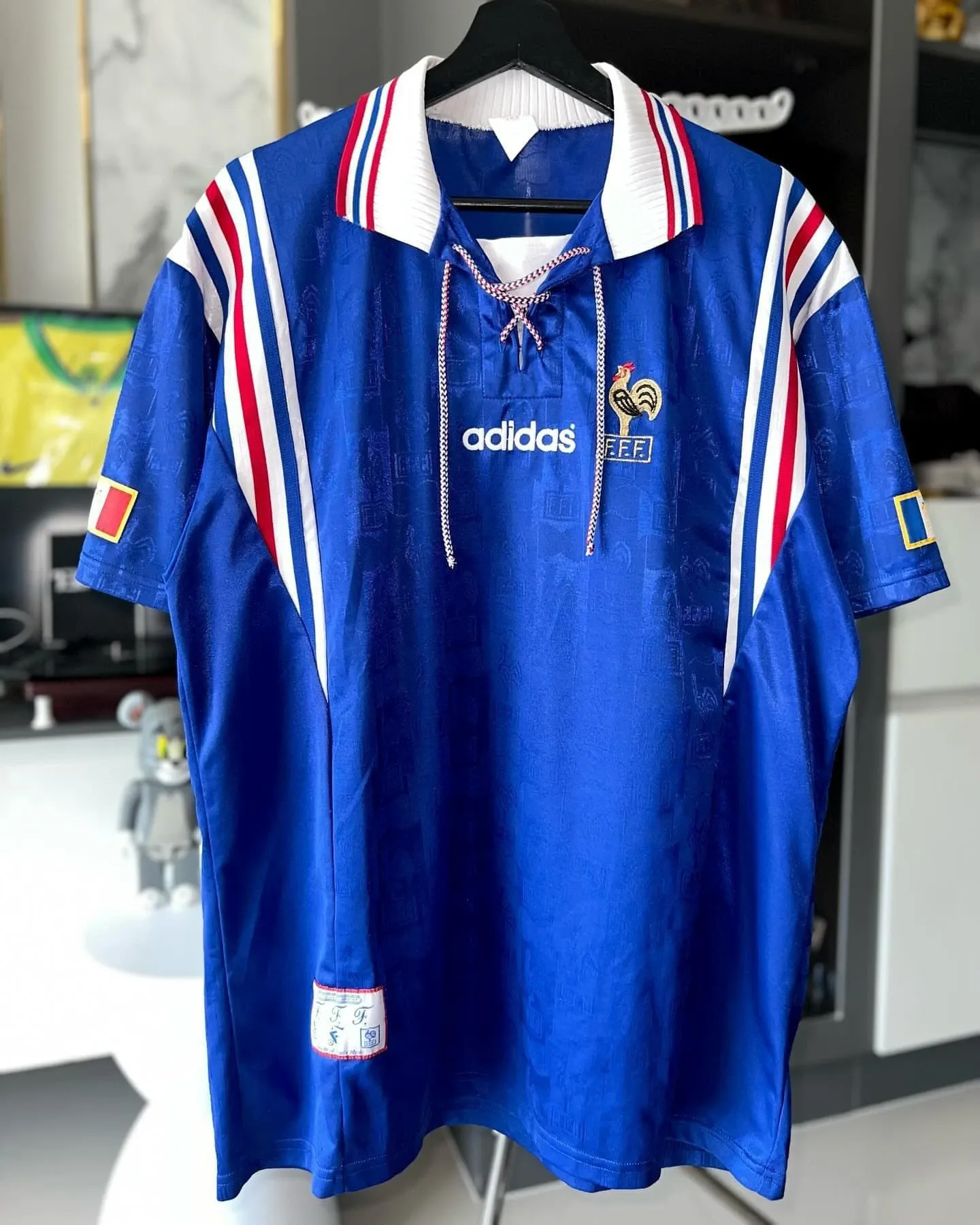 Image of France 1996 Home kit retro