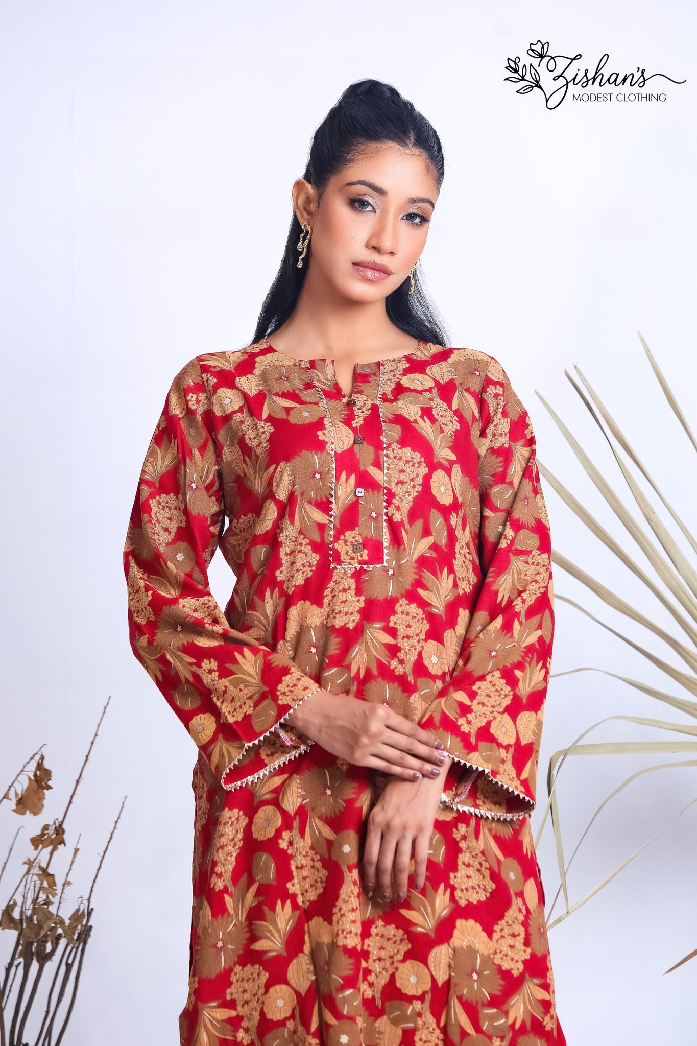 Image of Maroon Majesty | Premium Maisha Cotton