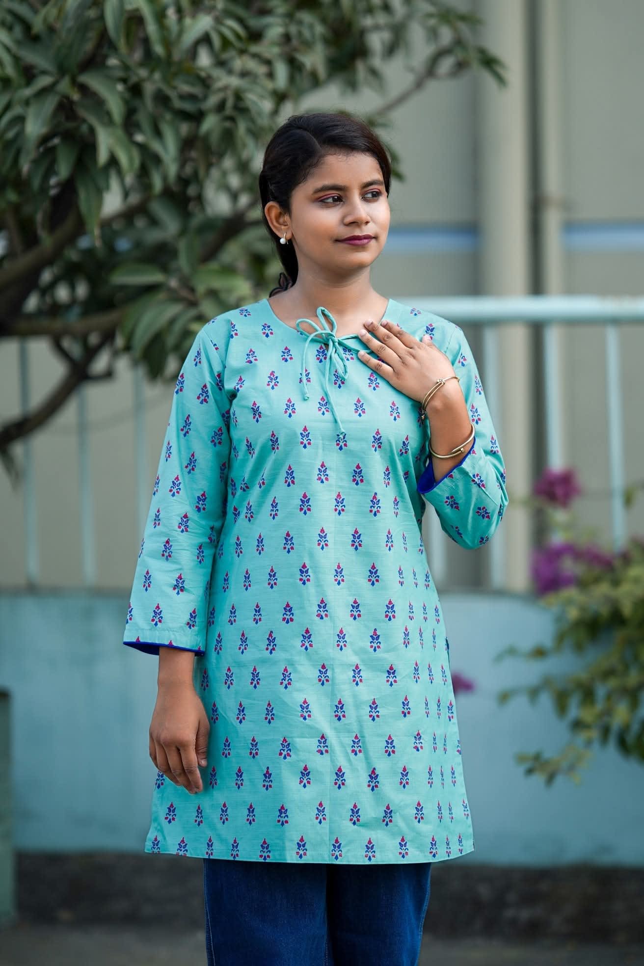 Image of Style That Speaks Softly Short Kurtis, Bold Impression