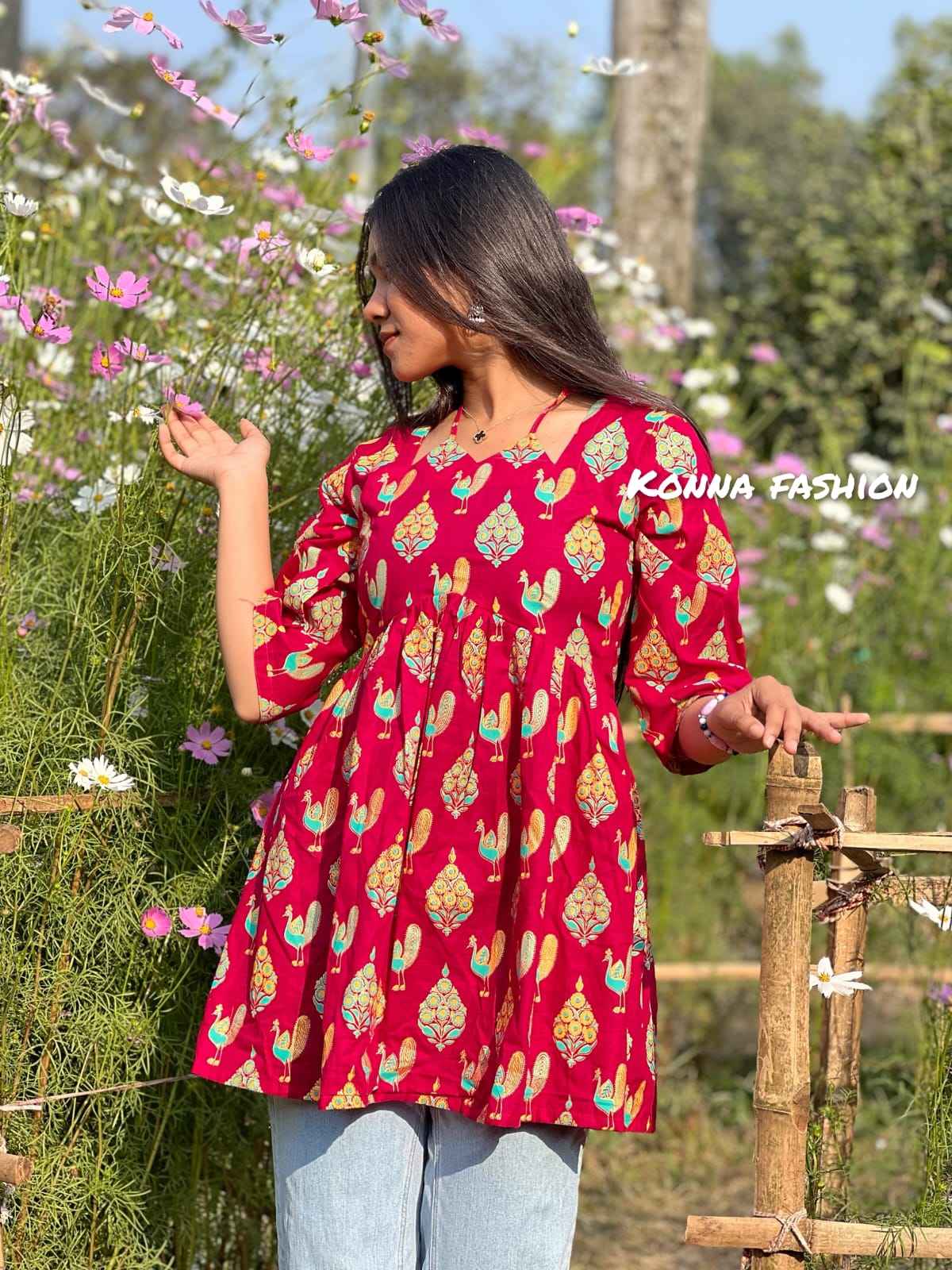 Image of Trendy Women’s Short Kurti – Modern Ethnic Fashion Style
