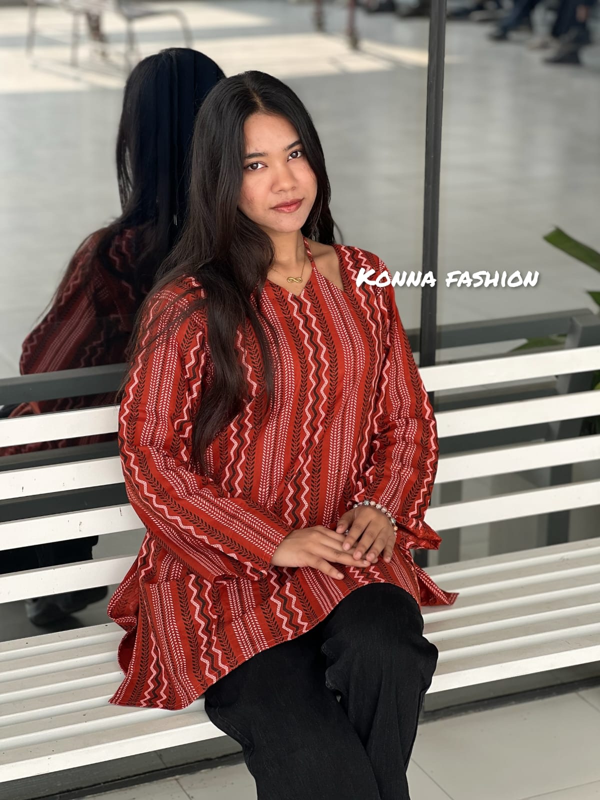 Image of Stylish Ethnic Short Kurti – Soft Fabric & Trendy Design