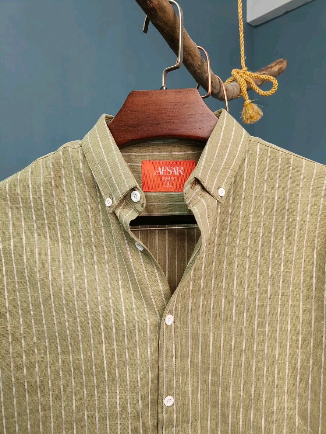 Image of Shirt with White Check Pattern – Simple yet Modern